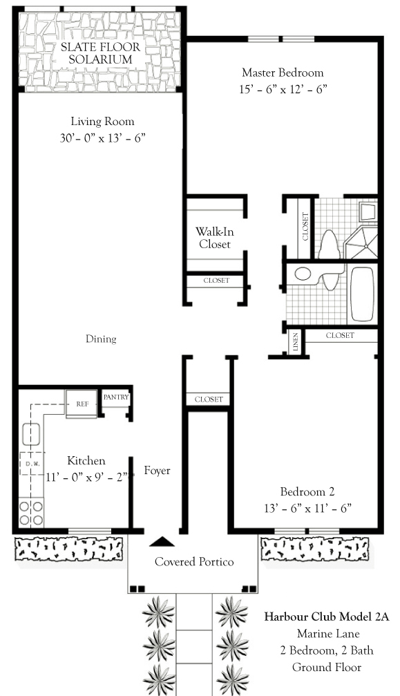 Two Bedrooms Two Baths - Ground Floor